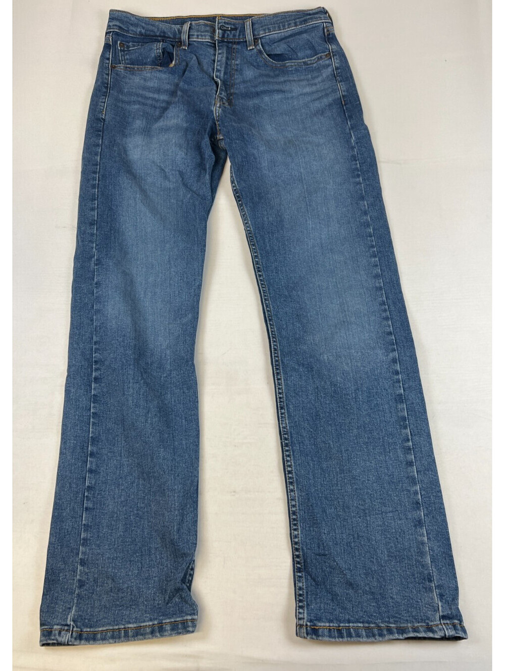 Levi Strauss & Co. Men 31x32 Blue 506 Straight Denim Jeans